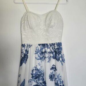 Blue Floral Sundress